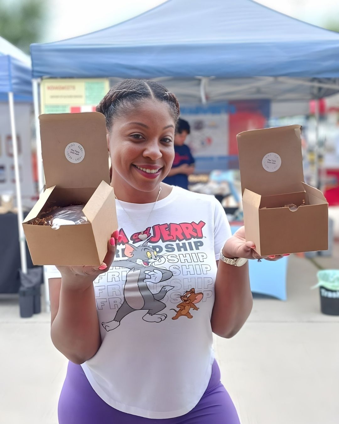 Rum cakes and smiles