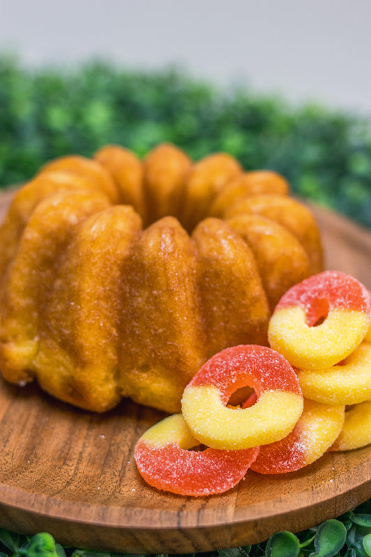 Peaches ’n’ Cream Rum Cake