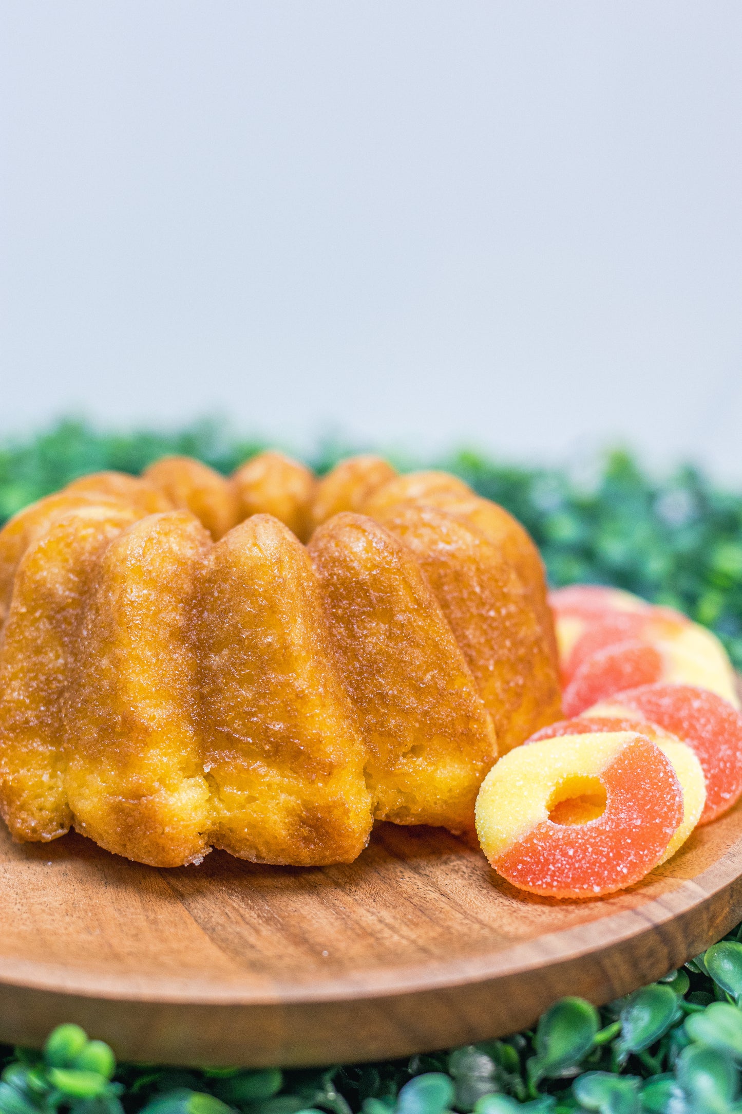 Peaches ’n’ Cream Rum Cake