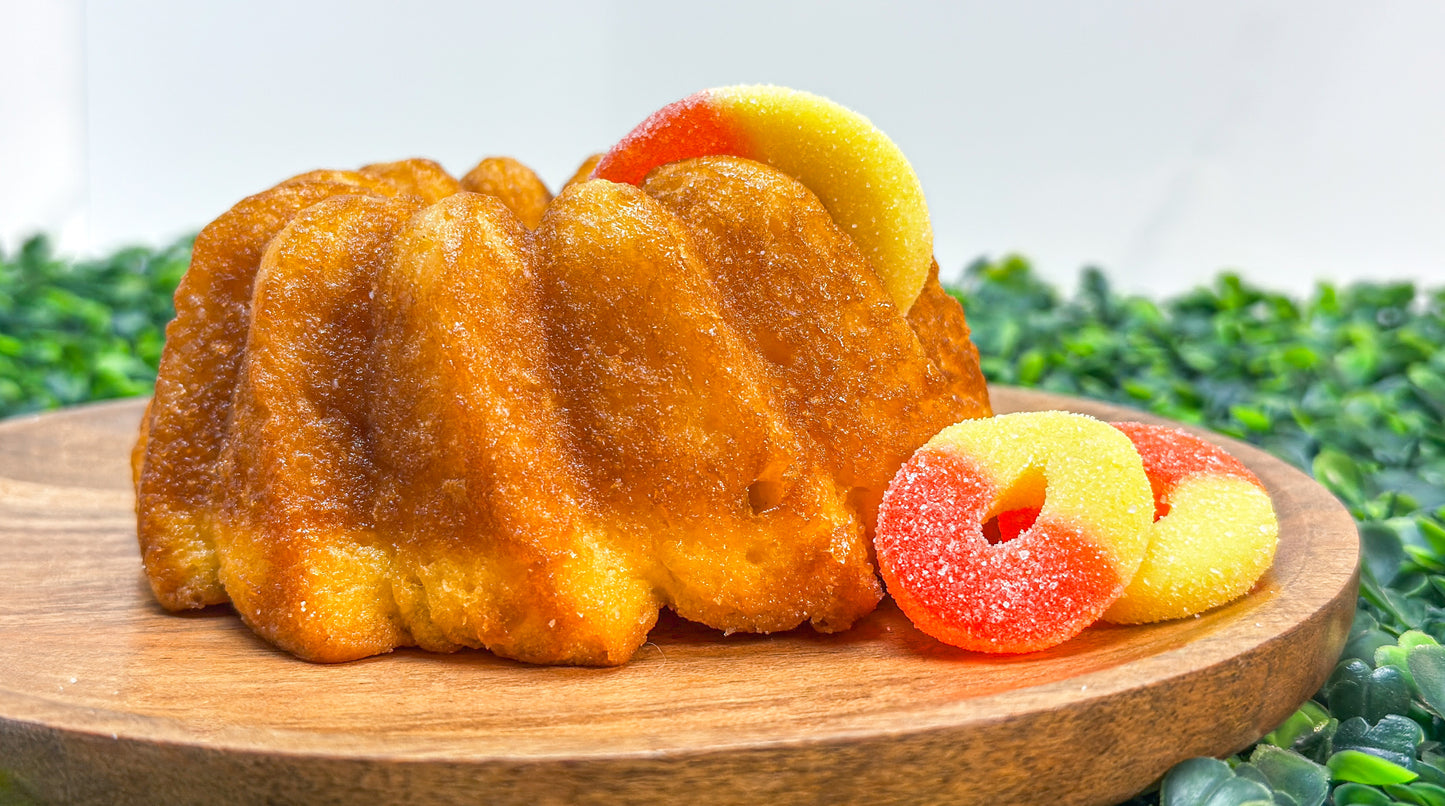 Peaches ’n’ Cream Rum Cake