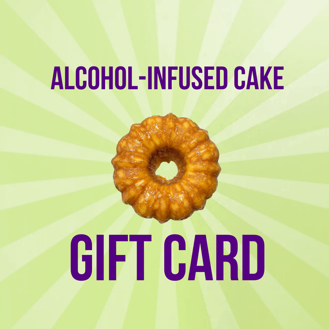 Rum Cake Escape Gift Card | Alcohol-Infused Cake Gift Certificate